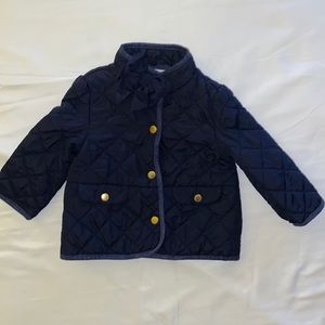 Janie and Jack Bow Quilted Jacket